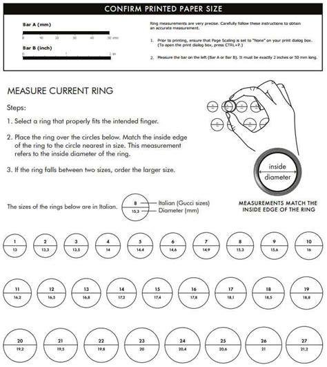 gucci ring men|Gucci men's ring size chart.